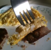 The Fiorella's breakfast sausage is called "country-style" and not "country" because their business is located in the city. Trivarelli, TGG.