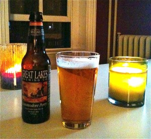 A most handsome beer: Commodore Perry IPA. 